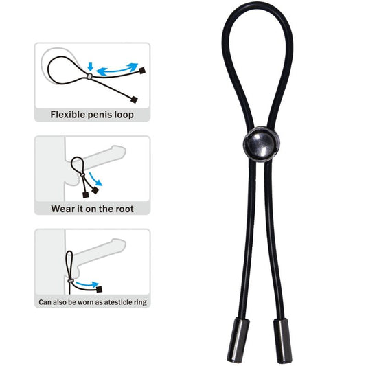 KAUNIS RAKKAUS - NAUHASTA TEKEVÄ PENISRENGAS JA KIVEKSET