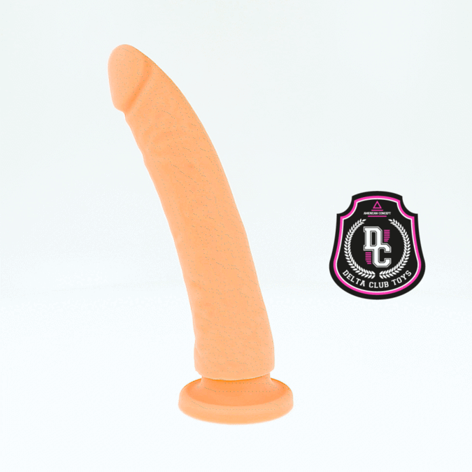 DELTA CLUB - LELUT LUONNOLLINEN DILDO LÄÄKETIETEELLINEN SILIKONI 20 CM -O- 4 CM