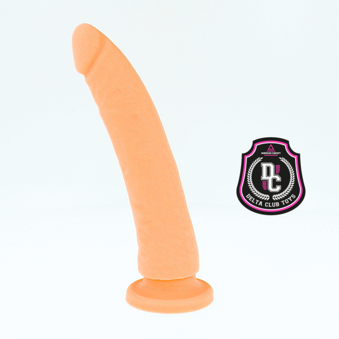 DELTA CLUB - LELUT LUONNOLLINEN DILDO LÄÄKETIETEELLINEN SILIKONI 23 CM -O- 4,5 CM