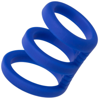 CALEXOTICS - ADMIRAL TRIPLE COCK CAGE SININEN