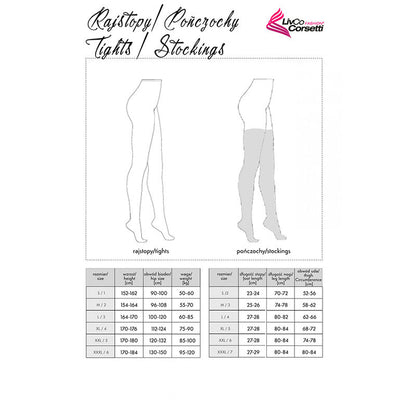 LIVCO CORSETTI FASHION - GRARDDIS LC XG042 SUKKAHOUSUT MUSTA YKSI KOKO