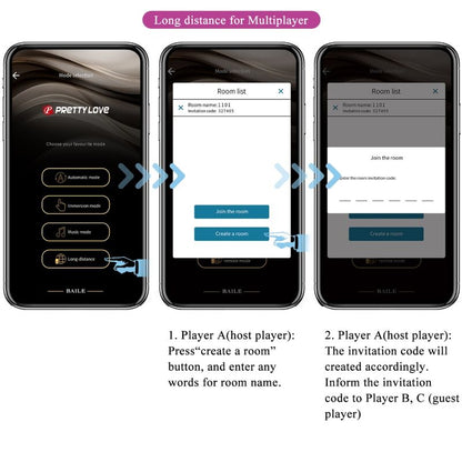 PRETTY LOVE - CATALINA VIBRAATORI SOVELLUKSELLA JA KAUKOSÄÄDIN VIOLETTI