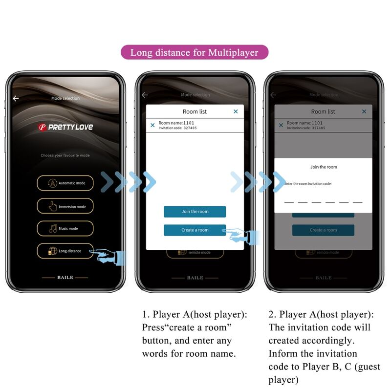 PRETTY LOVE - JEFFERSON SOVELLUKSELLA OHJATTAVA ANAALTAPPI VIOLETTI