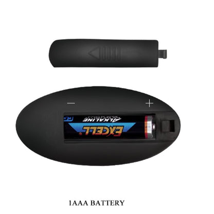 MR PLAY - TEHOKAS VIBRAATORI KAUKOSÄÄDIN ANAALITULPALLA MUSTA