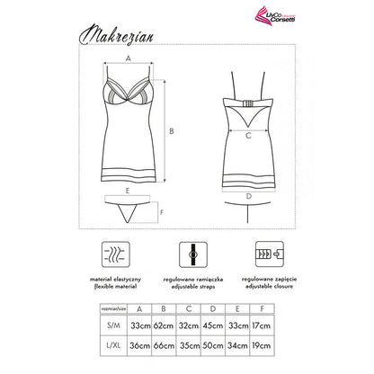 LIVCO CORSETTI FASHION - MAKREZIAN LC 90545 PAITA + ALUSHUOJA MUSTA