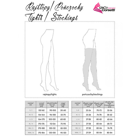 LIVCO CORSETTI FASHION - MIRANEIT LC XG021 SUKKAHOUSUT MUSTA, YKSI KOKO