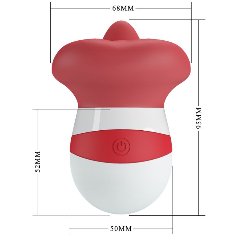 PRETTY LOVE - MINA KIELENSTIMULAATTORI VAALEANPUNAISET