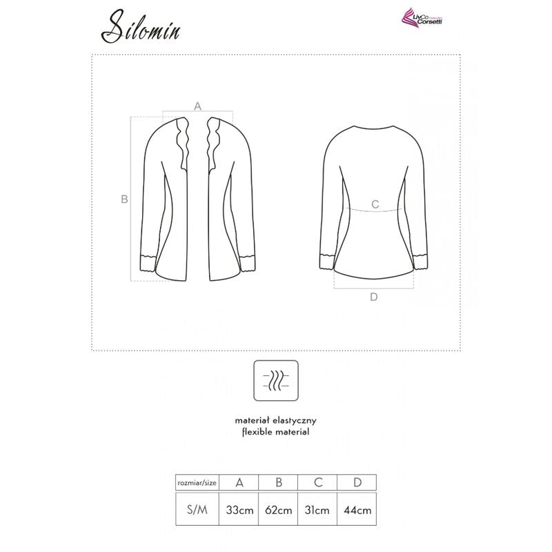 LIVCO CORSETTI FASHION - SILOMIN LC 1401 BODY + KYLPYMEKKI MUSTA YKSI KOKO