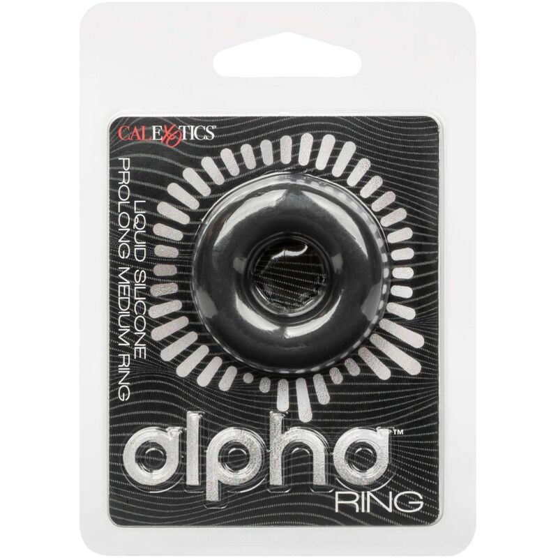 CALEXOTICS - ALPHA PROLONG MEDIUM RING SVART