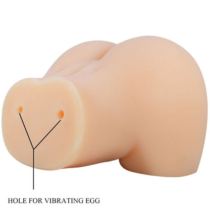 CRAZY BULL - REALISTINEN VAGINA- JA PERÄAUKKOVIBRAATORI MILA