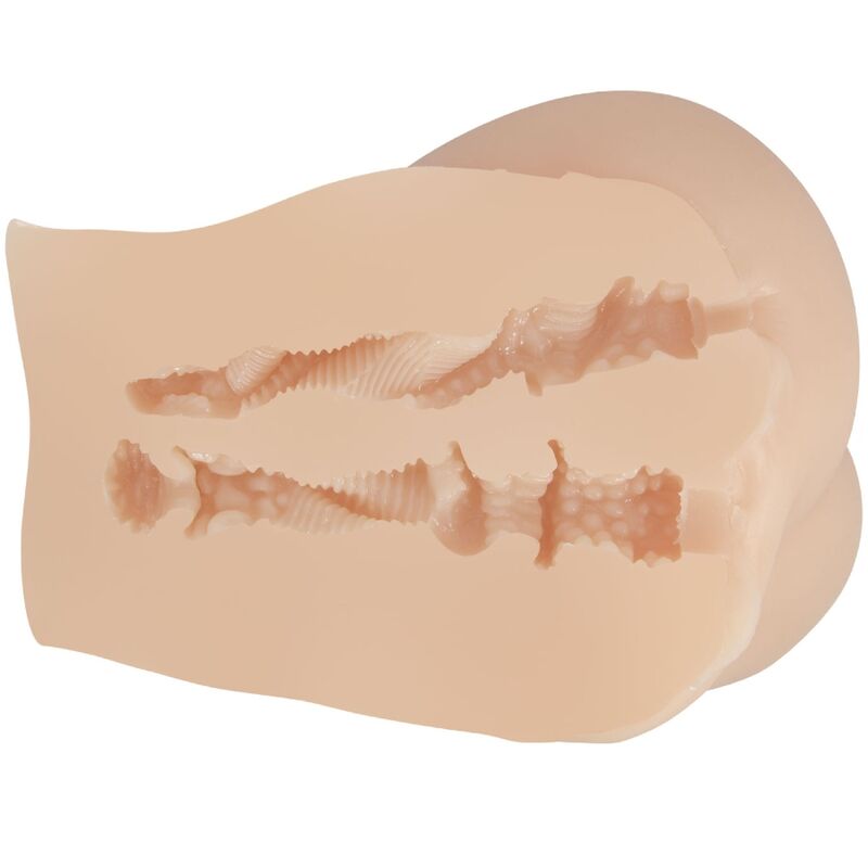 CRAZY BULL - REALISTINEN VAGINA- JA PERÄAUKKOVIBRAATORI EMILIA