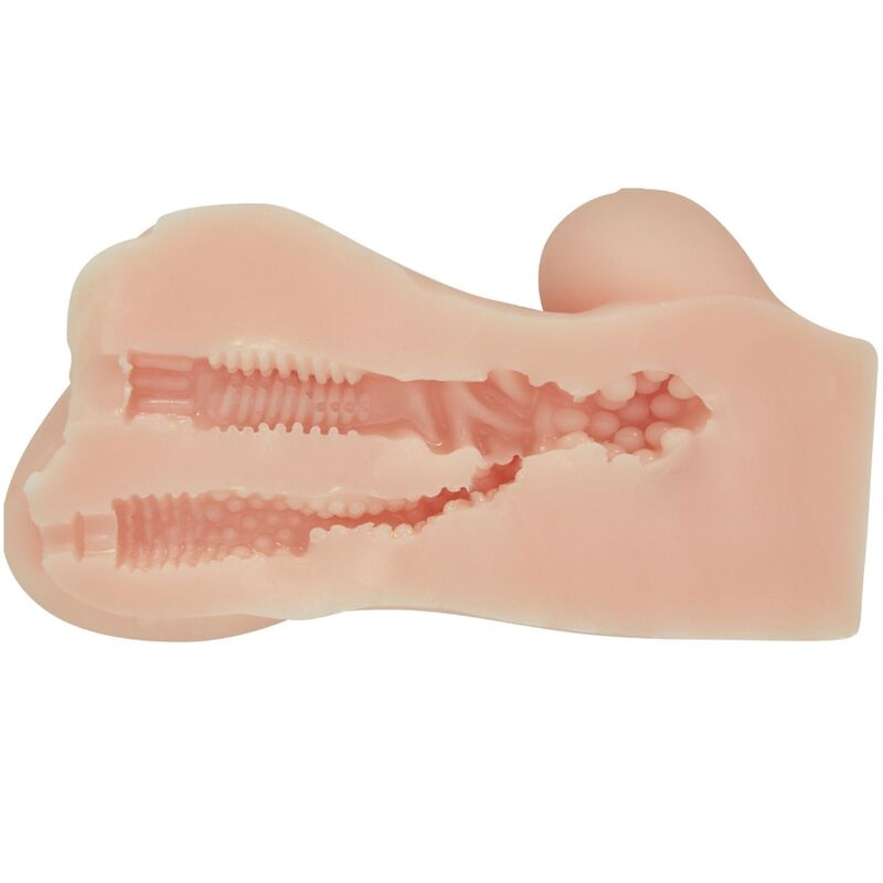 CRAZY BULL - REALISTISK VAGIN OCH ANUS HANNAH VIBRATOR