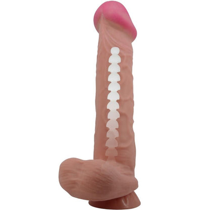 PRETTY LOVE - LIUKUVAN IHON SARJA REALISTINEN DILDO LIUKUVALLA IMUKUPILLA RUSKEA 26 CM