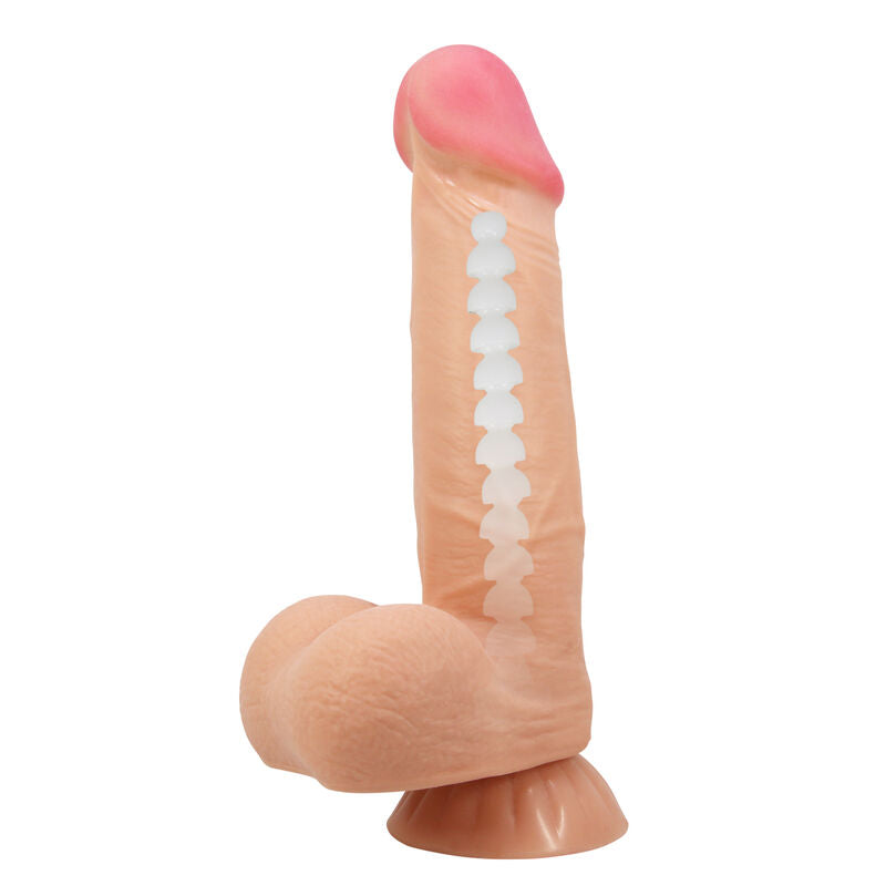 PRETTY LOVE - LIUKUVAN IHON SARJAN REALISTINEN DILDO LIUKUVALLA IMUKUPILLA 21,8 CM