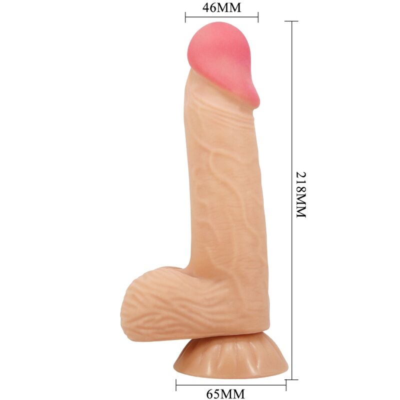 PRETTY LOVE - LIUKUVAA IHOA SARJAA REALISTINEN DILDO LIUKUVALLA IMUKUPILLA 20,6 CM