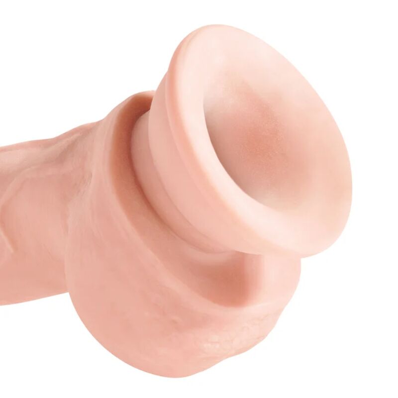 KING COCK - KOLMOISTIHEYDEN DILDO 18,4 CM