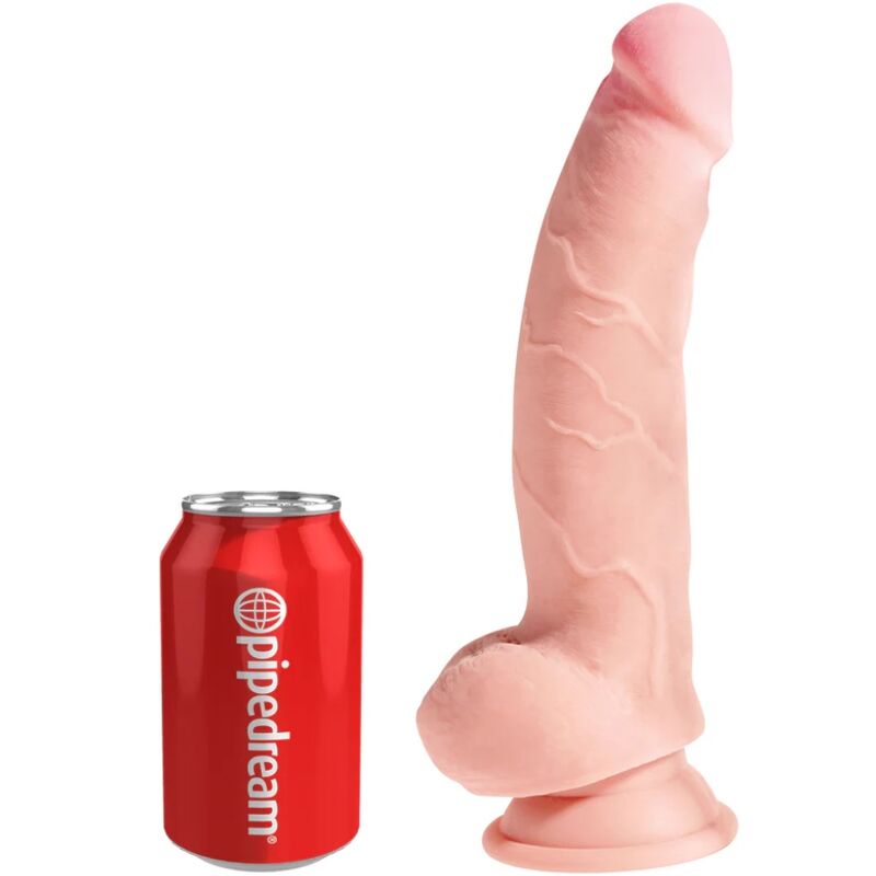 KING COCK - KOLMOISTIHEYDEN DILDO 18,4 CM