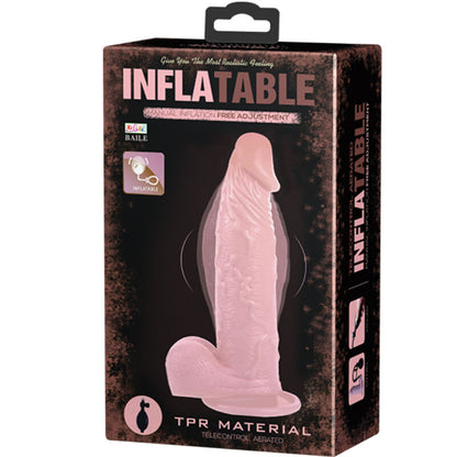TANSSI - REALISTINEN PUHALLETTAVA DILDO IMUKUPILLA 15 CM