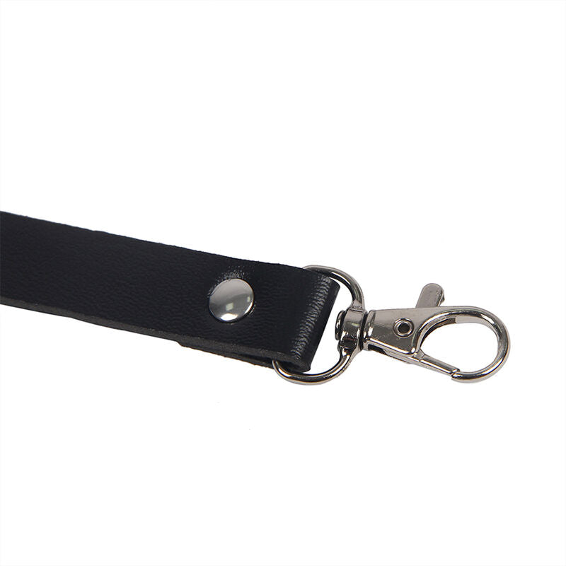 SUBBLIME - SÄÄDETTÄVÄT VARTALOVYÖHYKKEET, MUSTA NAHKA, YKSI KOKO