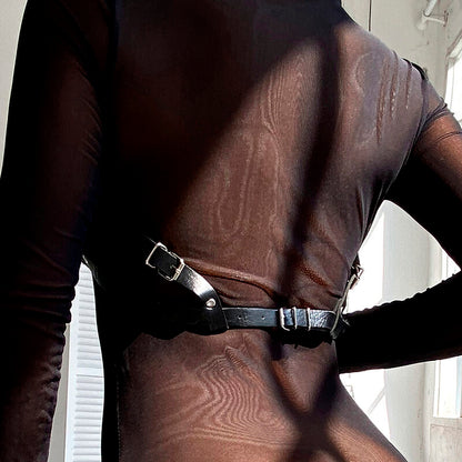 SUBBLIME - NAHKAINEN RINTAVALJAS MUSTA, YKSI KOKO