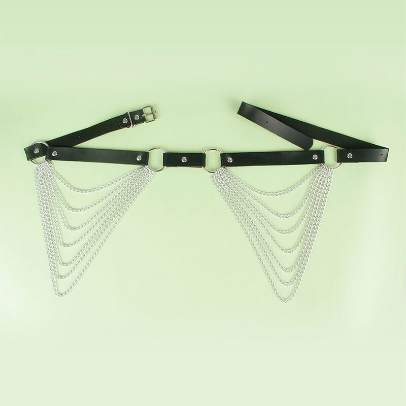 SUBBLIME - NAHKAINEN KETJUVYÖ MUSTA YKSI KOKO