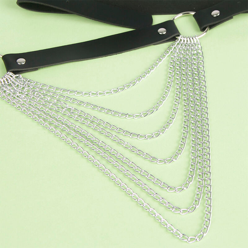 SUBBLIME - NAHKAINEN KETJUVYÖ MUSTA YKSI KOKO