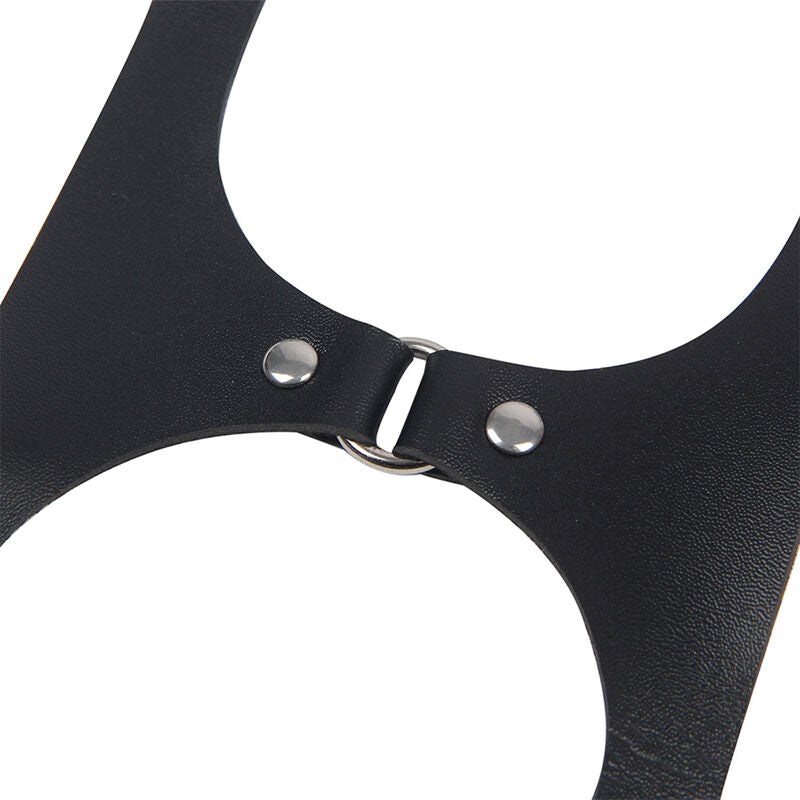 SUBBLIME - HELKROPPSSELE MED LÄDERSPÄNNEN SVART EN STORLEK