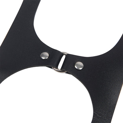 SUBBLIME - HELKROPPSSELE MED LÄDERSPÄNNEN SVART EN STORLEK