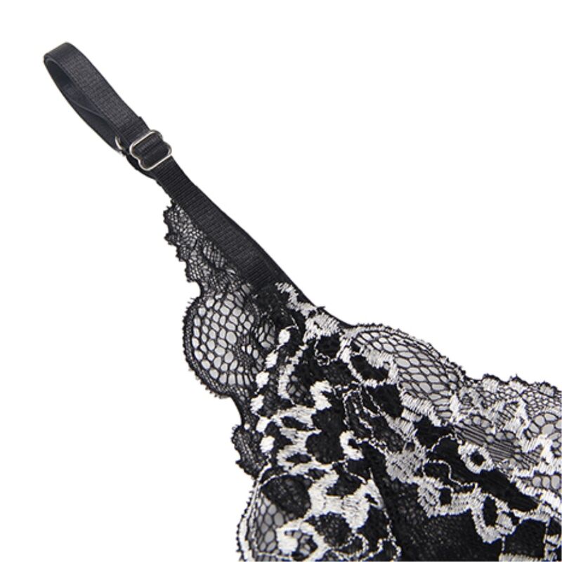 SUBBLIME - BABYDOLL-TYG TYLL BRÖSTSPETS L/XL