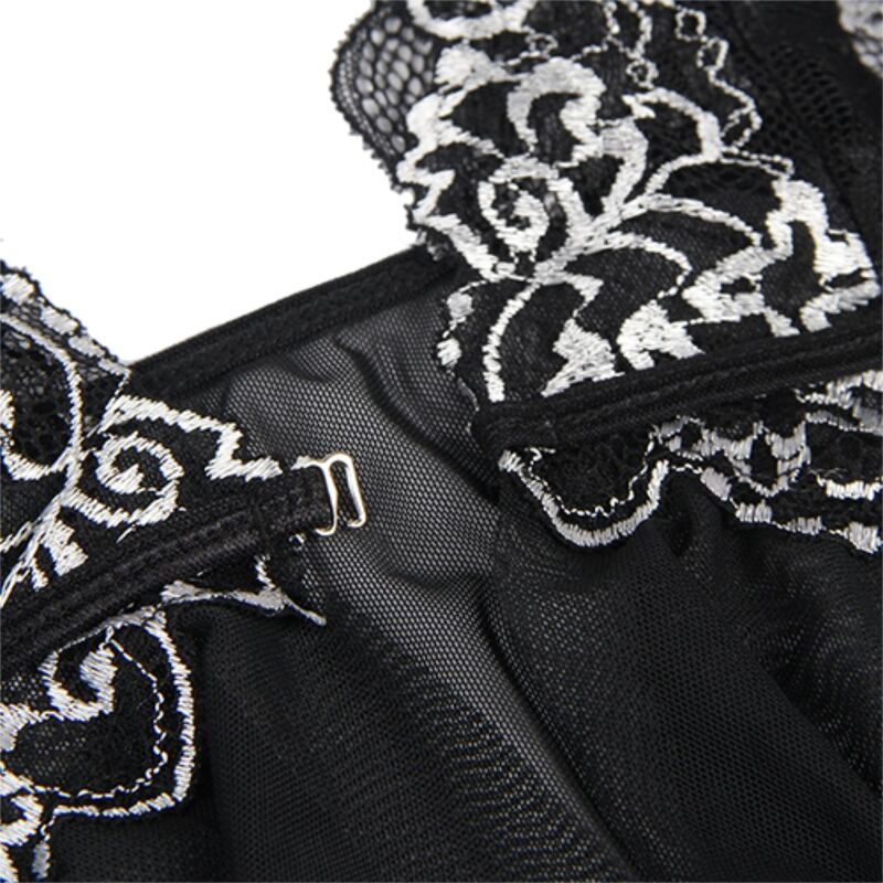 SUBBLIME - BABYDOLL-TYG TYLL BRÖSTSPETS L/XL