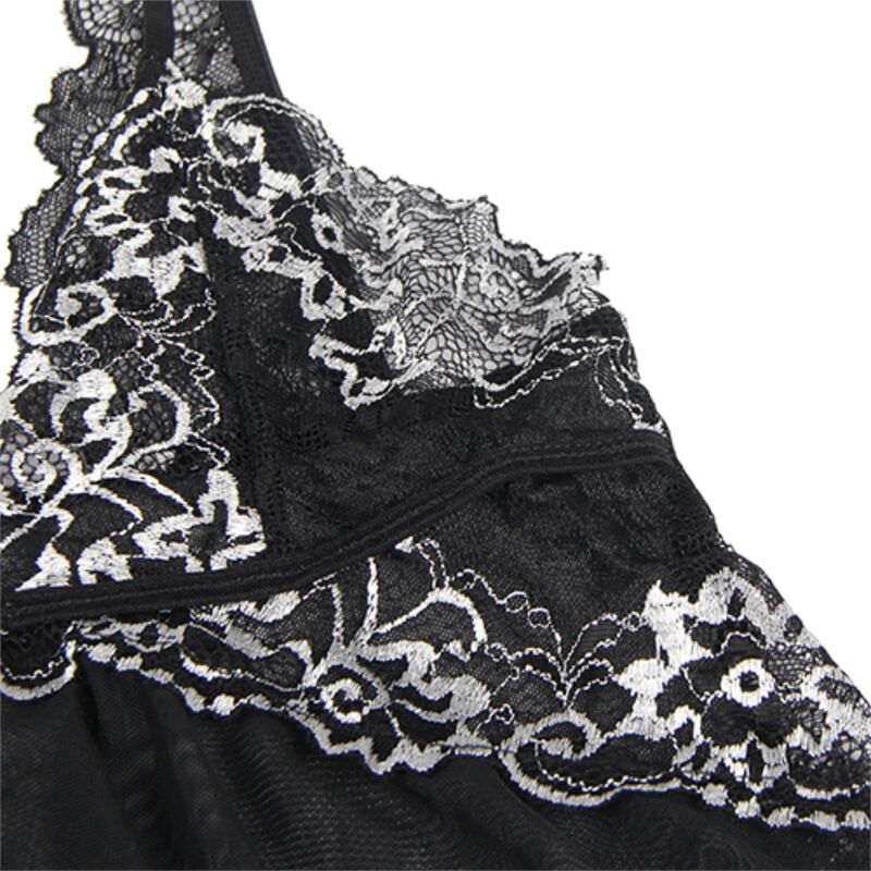 SUBBLIME - BABYDOLL-TYG TYLL BRÖSTSPETS L/XL