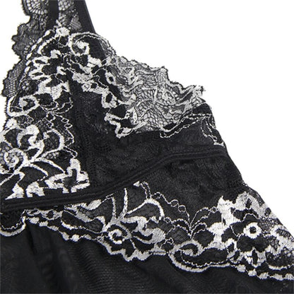 SUBBLIME - BABYDOLL-TYG TYLL BRÖSTSPETS L/XL