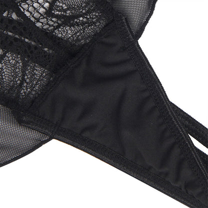 SUBBLIME - NALLE-KAULUSPAITA, PALJAS SELKÄ, PITSI, MUSTA L/XL