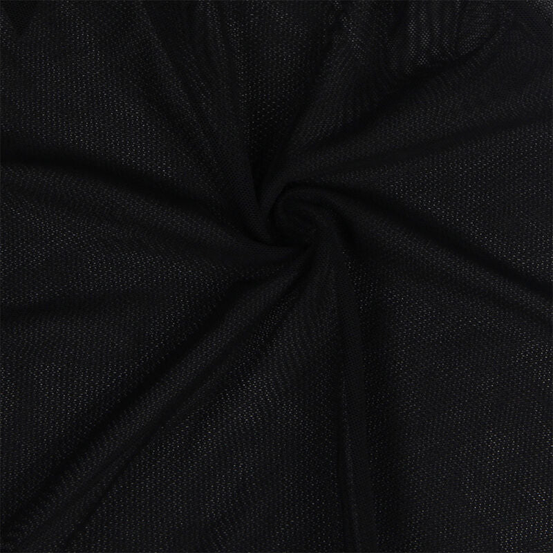 SUBBLIME - BABYDOLL-TYLLIKANGAS PITSI- JA KUKKAKORISTEIDEN KANSSA MUSTA L/XL