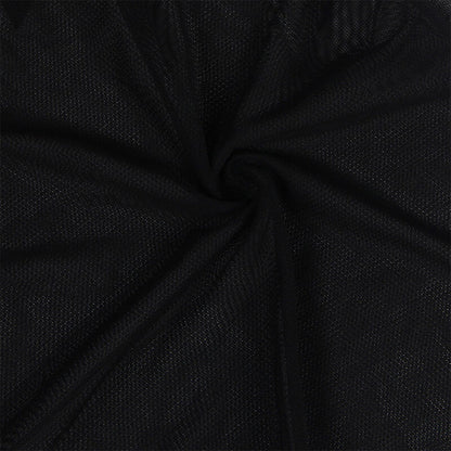 SUBBLIME - BABYDOLL-TYLLIKANGAS PITSI- JA KUKKAKORISTEIDEN KANSSA MUSTA L/XL