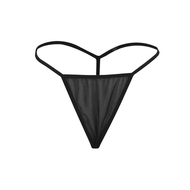 SUBBLIME - BABYDOLL-TYLLIKANGAS PITSI- JA KUKKAKORISTEIDEN KANSSA MUSTA L/XL