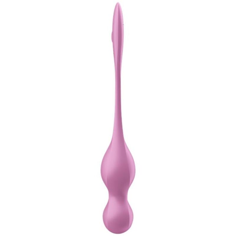 SATISFYER - LOVE BIRDS VÄRISEVÄT KEGEL-KUULAT VAALEANPUNAINEN