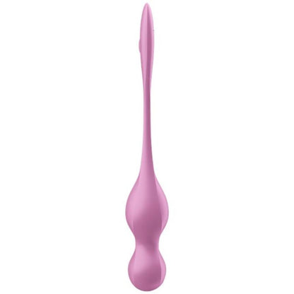 SATISFYER - LOVE BIRDS VÄRISEVÄT KEGEL-KUULAT VAALEANPUNAINEN