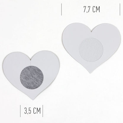 SALAINEN LEIKKI - VAU RINNAT! SYDÄMENMUOTOISET NÄNNINSUOJAT