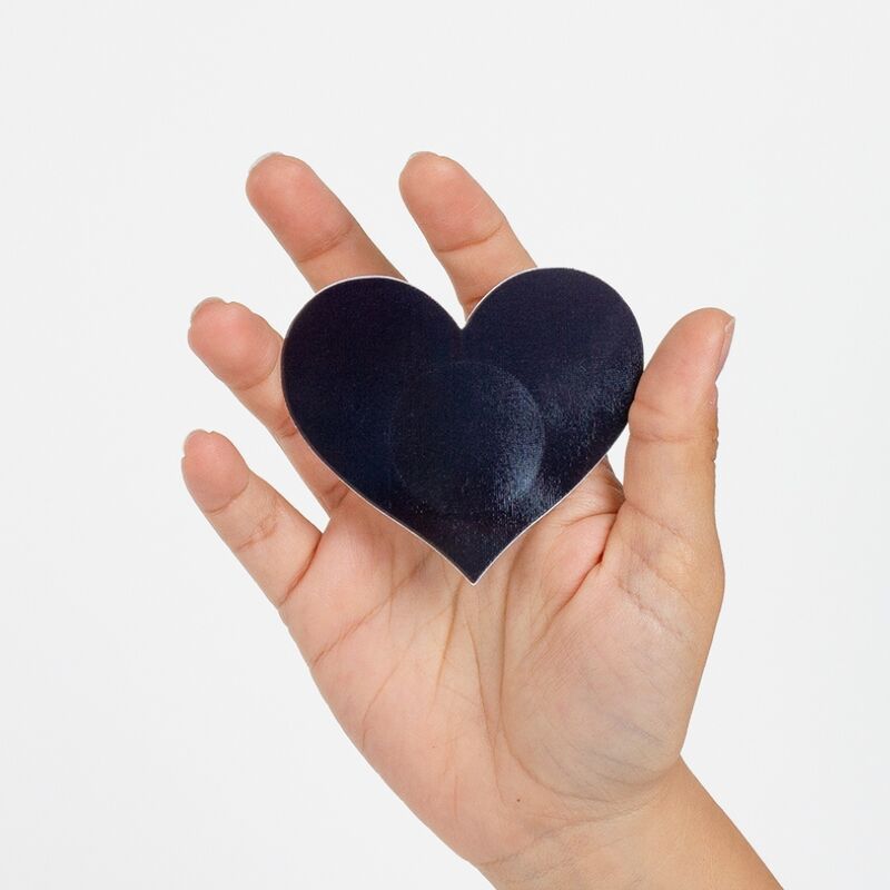 SALAINEN LEIKKI - VAU RINNAT! SYDÄMENMUOTOISET NÄNNINSUOJAT