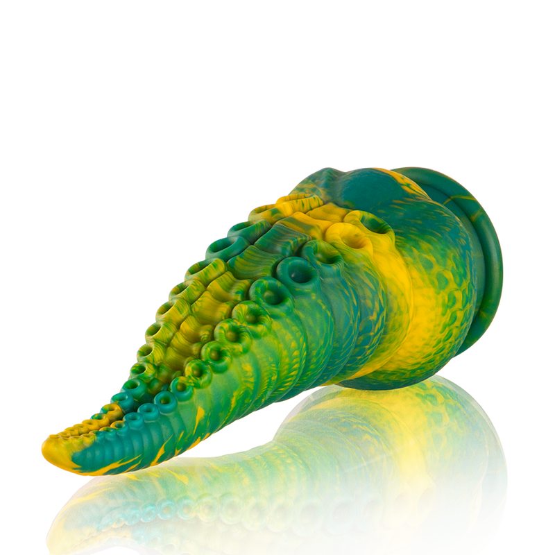 EPIC - CETUS GREEN - SUURI LONKEROLISTAVA DILDO