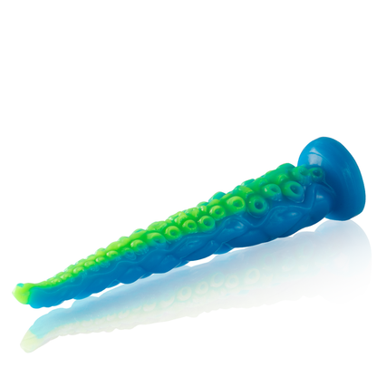 EPIC - SCYLLA FLUORESCENTERANDE TUNN TENTAKEL DILDO STOR STORLEK