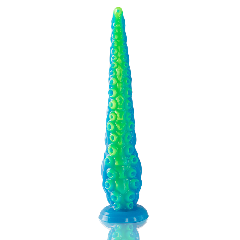 EPIC - SCYLLA FLUORESCENTERANDE TUNN TENTAKEL DILDO STOR STORLEK
