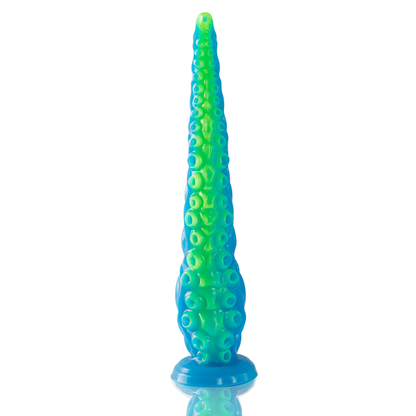 EPIC - SCYLLA FLUORESCENTERANDE TUNN TENTAKEL DILDO STOR STORLEK