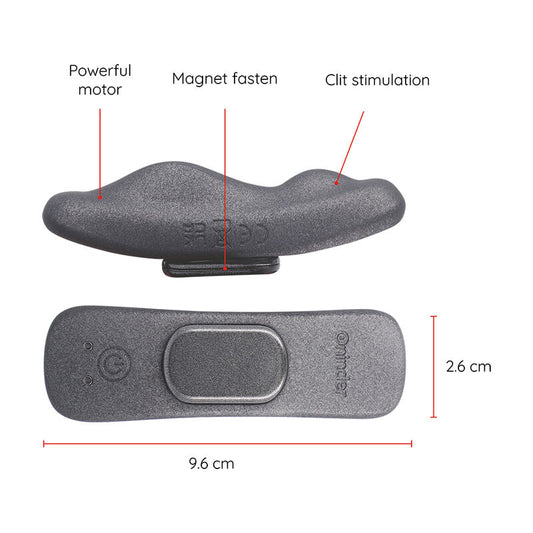 ONINDER - MANILA PANTY LADATTAVA VIBRAATTORI 9 NOPEUTTA 9,6 CM X 2,6 CM - ILMAINEN SOVELLUS