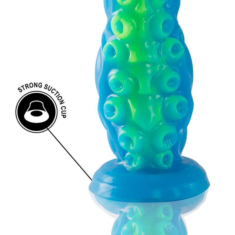 EPIC - SCYLLA FLUORESCENTERANDE TUNN TENTAKEL DILDO LITEN STORLEK