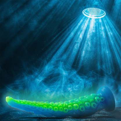 EPIC - SCYLLA FLUORESCENTERANDE TUNN TENTAKEL DILDO LITEN STORLEK