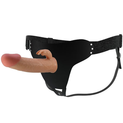 PRETTY LOVE - MAVIS HARNESS -YLEISPITUISET ALUSHOUSUT DILDOILLA 19 CM LUONNOLLINEN