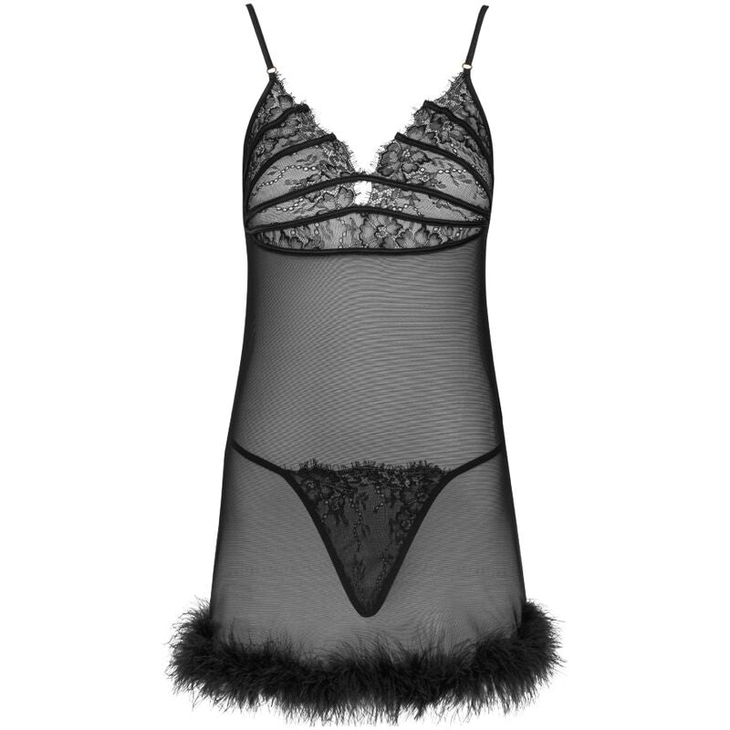 LIVCO CORSETTI FASHION - ZERUNAM-SETTI BABYDOLL + MUSTAT STRINGIT