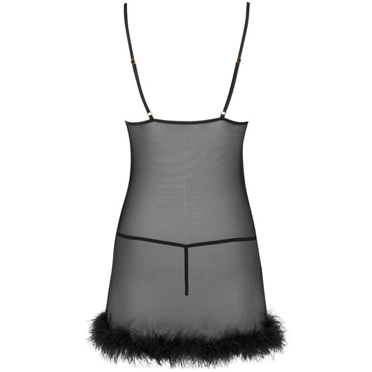 LIVCO CORSETTI FASHION - ZERUNAM-SETTI BABYDOLL + MUSTAT STRINGIT